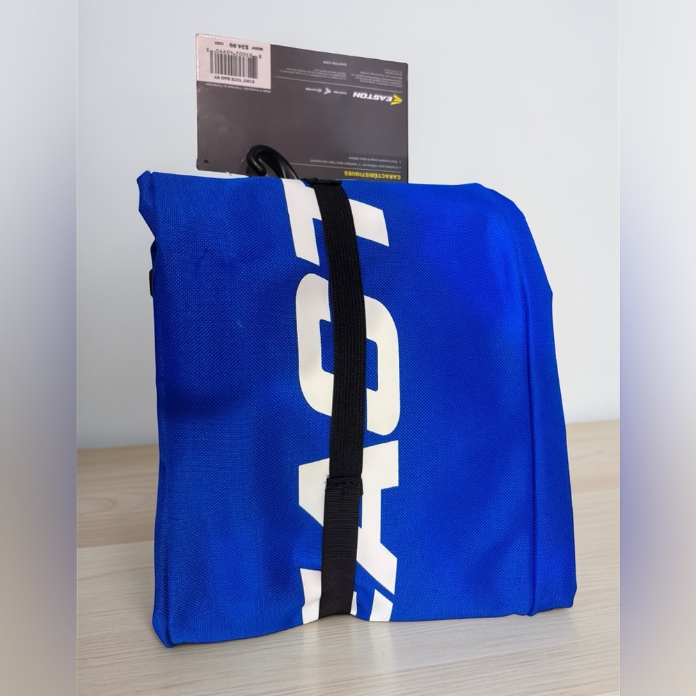 Easton Royal Blue Baseball Bat Bag with White Logo and Black Strap